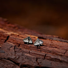 Load image into Gallery viewer, Black Cloud Stud Earrings